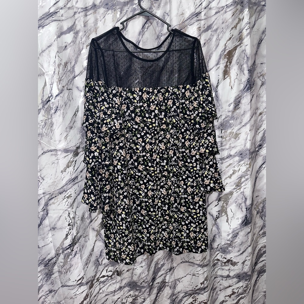 Mid thigh floral dress
